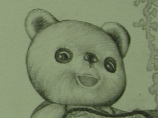 A detail of Circus by Sarah Tse