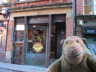 Mr Monkey outside Beermoth