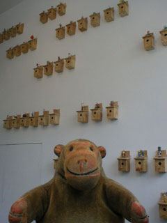 Mr Monkey looking at Penthouse Apartments by Maddi Nicholson