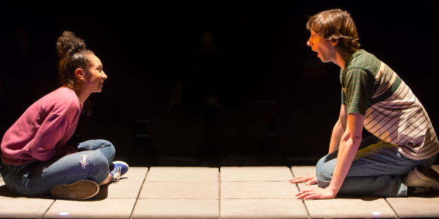 Alexandria Riley as Kitty and Rhodri Meilir as Jimmy (Royal Exchange Production photo by Jonathon Keenan)