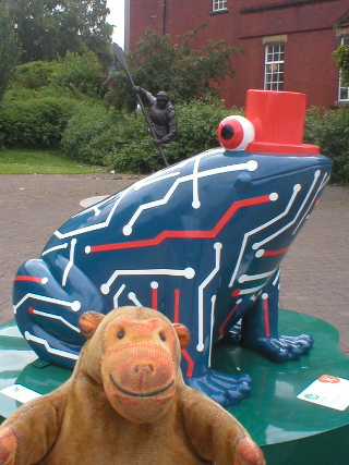 Mr Monkey looking at Nexiphibian