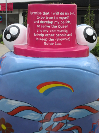 The Guide vow on the Guiding Frog's hat