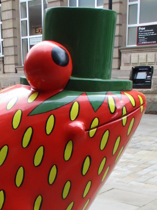 The street beside the Market Hall to St Mary's on This Little Froggy's back
