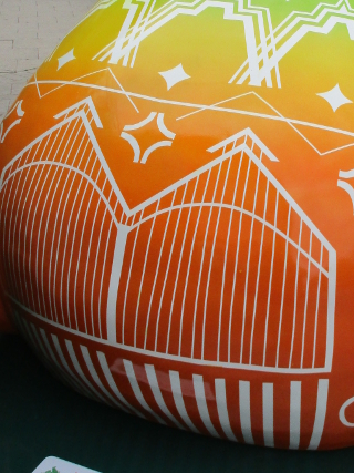 A stylised Market Hall on the Fanatical Frog's back