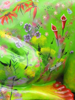 Detail of Lillian Phibian's side