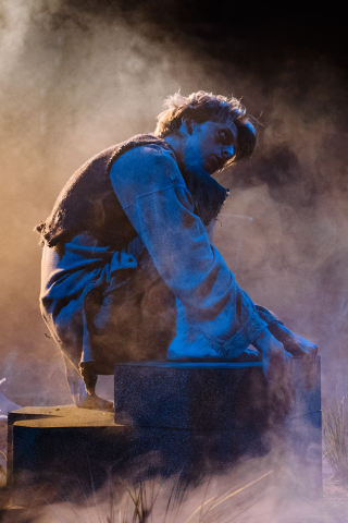 Alex Austin as Heathcliff (Production photo by Helen Murray)