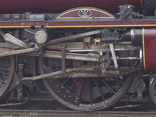 The leading driving wheel of Princess Elizabeth