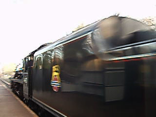 Stanier 'Black 5' 44871 speeding away through Woodsmoor