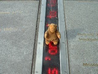 Mr Monkey on the Meridian
