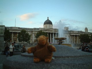 Mr Monkey in Trafalgar Square