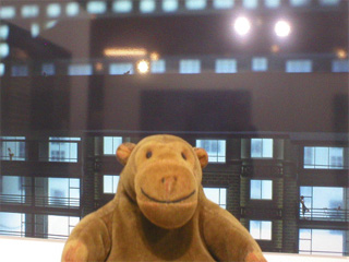 Mr Monkey in front of Urban Fiction image 24