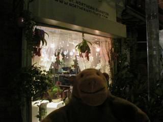 Mr Monkey outside Northern Flower