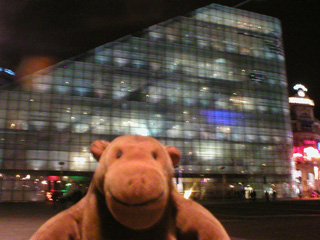 Mr Monkey outside Urbis