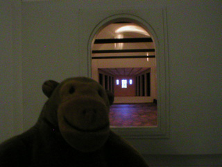 Mr Monkey peering into Nick Handy's Iconless