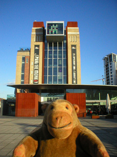 Mr Monkey outside BALTIC