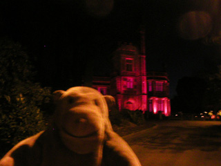 Mr Monkey approaching Saltwell Towers