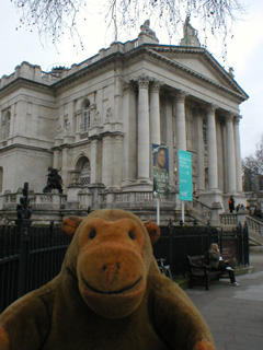 Mr Monkey outside Tate Britain