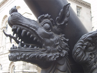 The monster head on the Salamanca mortar