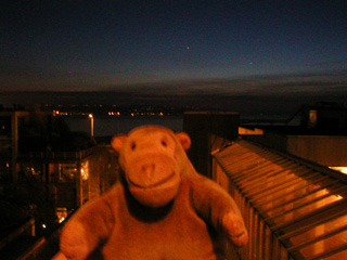 Mr Monkey looking out towards the sea