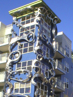 The facade of the Epicenter Building on Fremont and N 36th