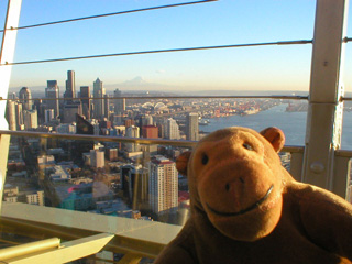Mr Monkey looking south towards downtown Seattle