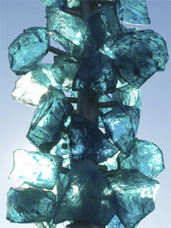 Crystals attached to the Crystal Towers