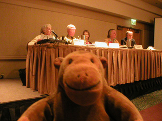 Mr Monkey at the What Makes Setting Work panel