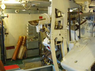 The inside of 'A' turret