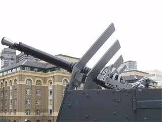A pair of 40mm Bofors