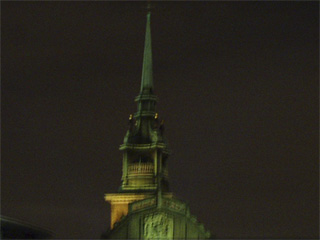 The steeple of All Hallows Barking