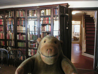 Mr Monkey in the Charles Dickens Library
