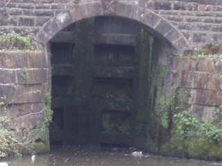 The lower gate of Lock No 1