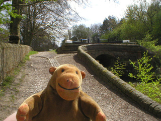 Mr Monkey approaching lock No. 7