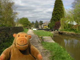 Mr Monkey looking towards lock 11