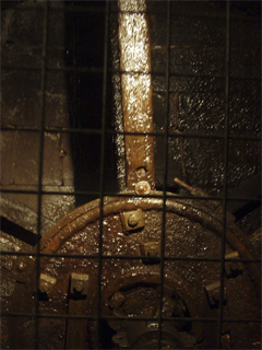 The centre of the lower waterwheel