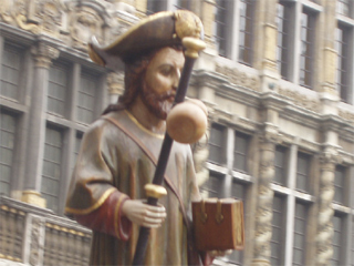 The statue of St James