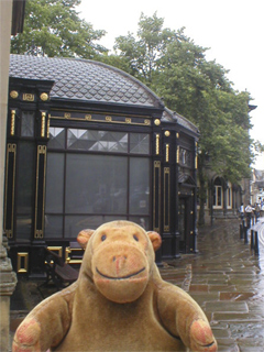 Mr Monkey outside the Pump Room Annexe