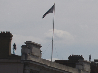 Event Horizon figures amid chimneys on Waterloo Road