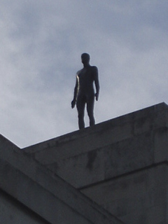 A Gormley man atop Brettenham House