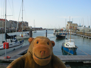 Mr Monkey watching the ferry set off again