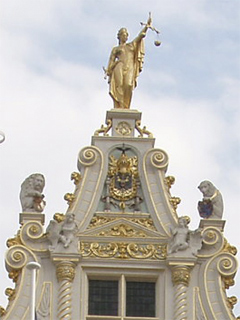 The gable of the Old Recorder's House