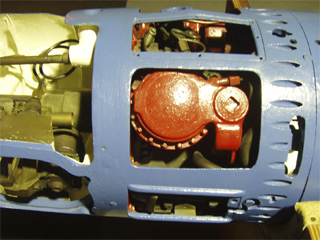 Part of the inside of a British torpedo