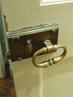An eighteenth century door handle