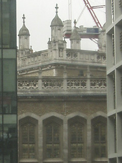 Maughan Library seen from Dr Johnson's garret