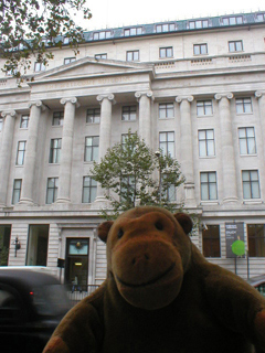 Mr Monkey across the road from the Wellcome Collection