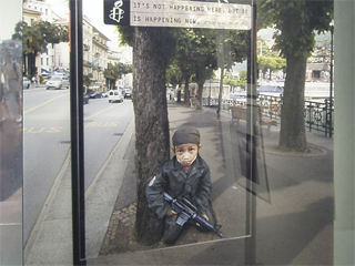 An Amnesty International child soldier poster