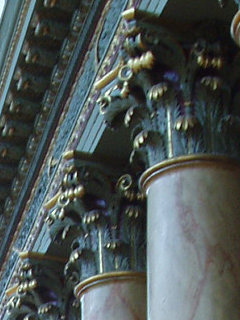 Corinthian columns in the Assembly Rooms