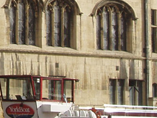 Scorch marks on the walls of the Guildhall