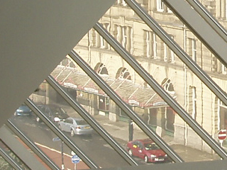 Victoria station seen from Urbis level 3