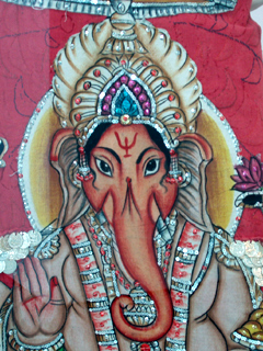 Detail of the Ganesha skirt